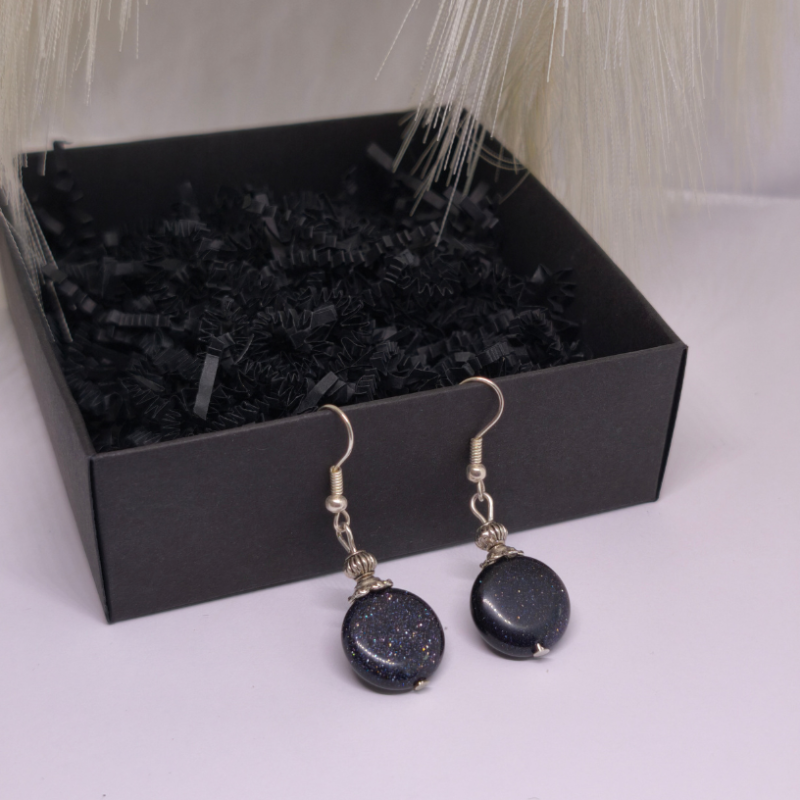 Roku darbs auskari "Nakts zvaigznes"