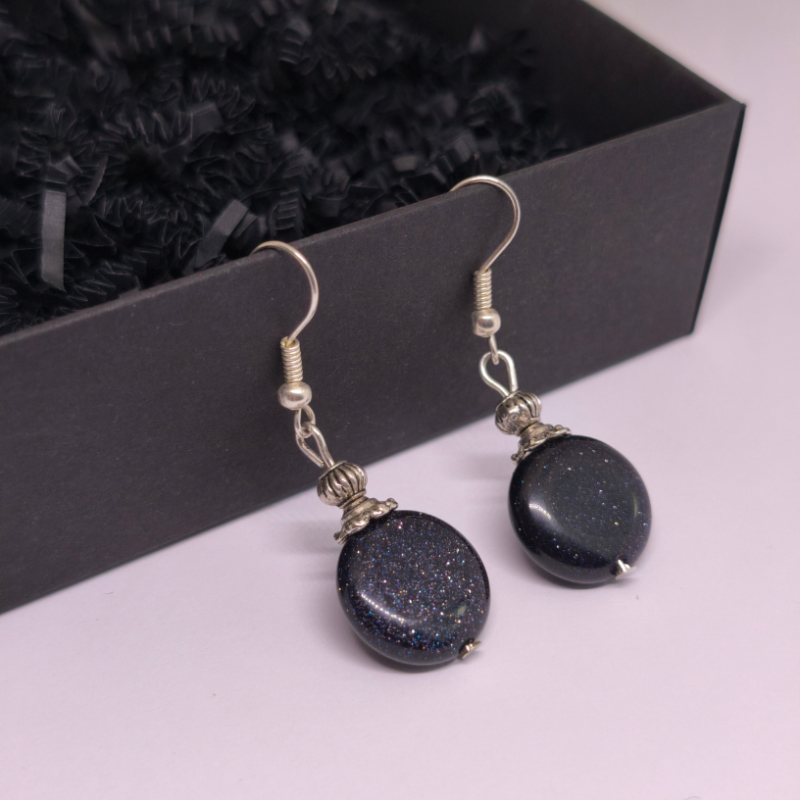 Roku darbs auskari "Nakts zvaigznes"