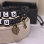 Rokassprādžu komplekts pārim „Sirds atslēga“