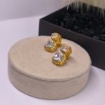 Auskari-klipši „Zelta valdzinājums“