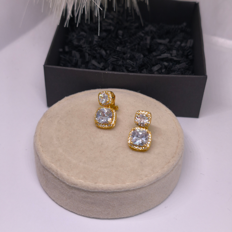 Auskari-klipši „Zelta valdzinājums“