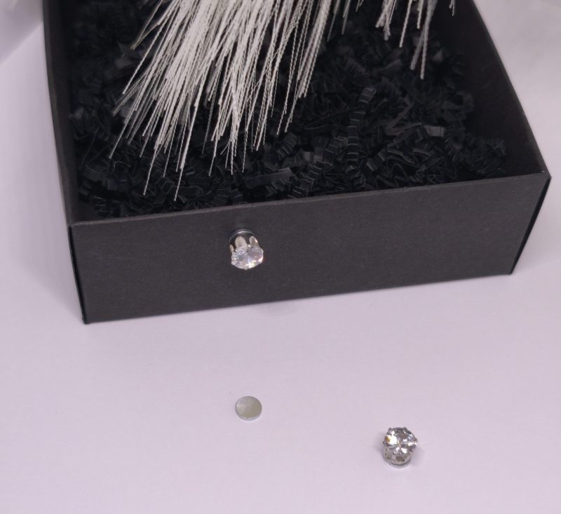 Magnētiskās auskari "Mirdzums"