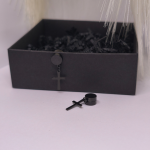 Magnētiskās auskari "Tumsas zīme"