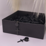 Magnētiskās auskari "Tumsas zīme"