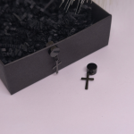 Magnētiskās auskari "Tumsas zīme"