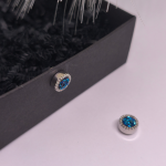 Magnētiskās auskari „Okeāna gredzens“