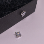 Magnētiskās auskari „Gaismas kubs“