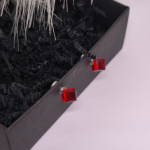 Magnētiskās auskari „Uguns kristāli“