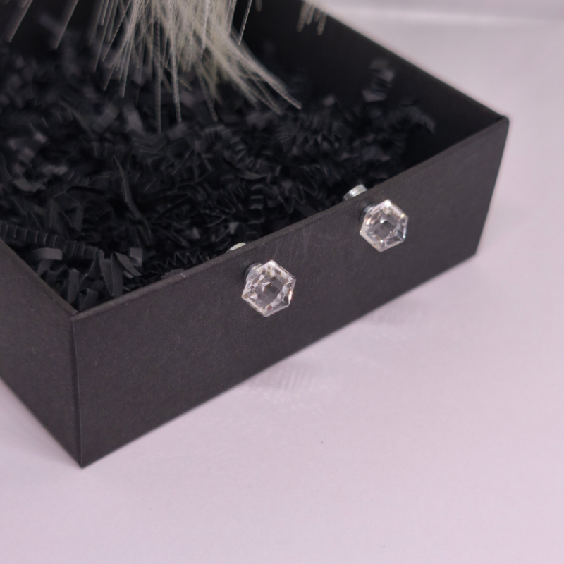 Magnētiskās auskari "Ledus kristāli"