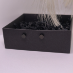 Magnētiskās auskari „Melnais klusums“