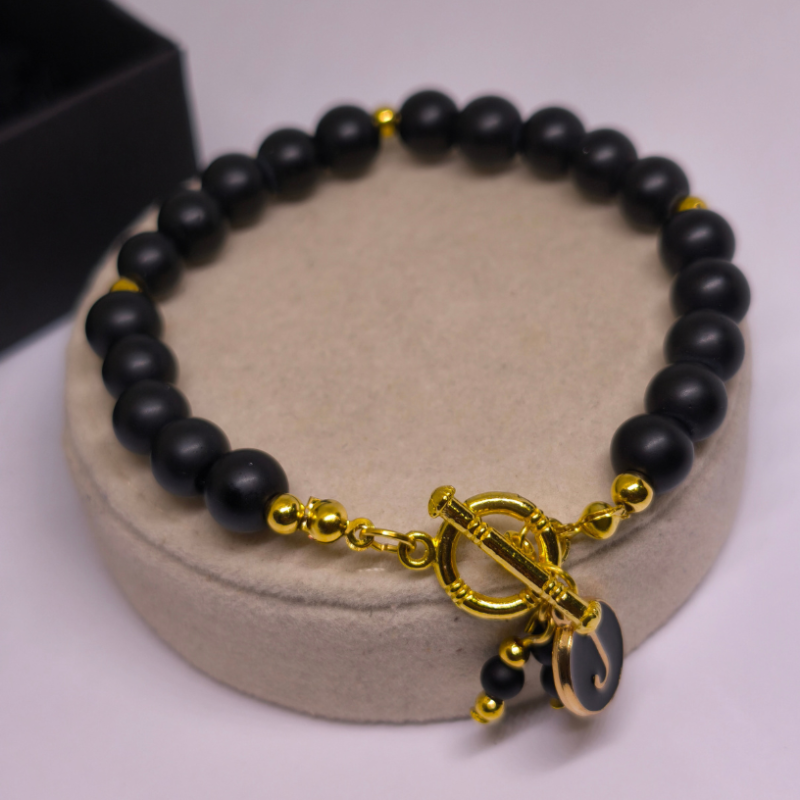 Personalizēta rokassprādze „Melnais greznums“