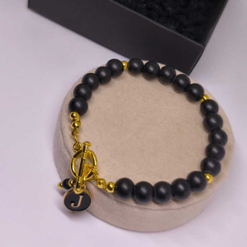 Personalizēta rokassprādze „Melnais greznums“