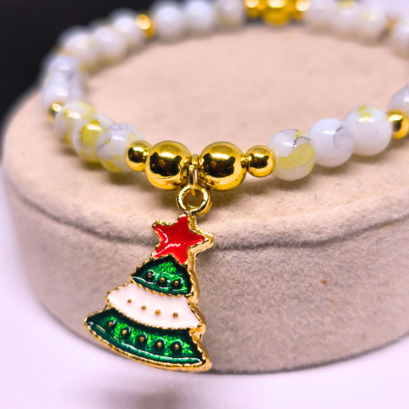 Rokassprādze ar rokām darināta "Ziemassvētku rīts"