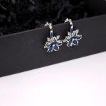 Auskari - klipši "Zilais zieds"