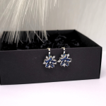 Auskari - klipši "Zilais zieds"