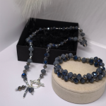 Roku darinātu rotu komplekts "Nakts mirdzums"