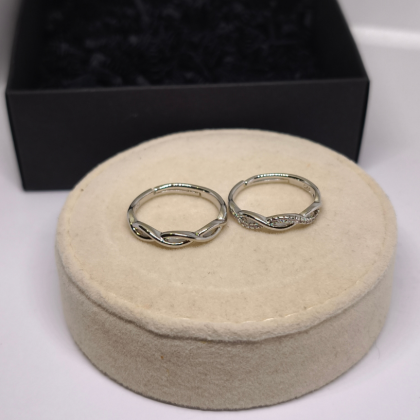 Gredzenu komplekts pārim "Sirdžu harmonija"