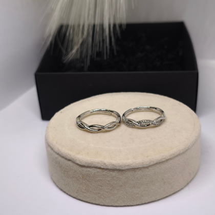 Gredzenu komplekts pārim "Sirdžu harmonija"