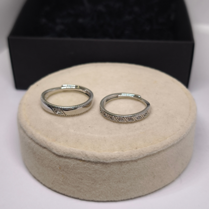 Gredzenu komplekts pārim "Mīlestības solījums"