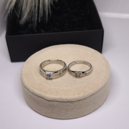 Gredzenu komplekts pārim "Divu pasauļu mīlestība"