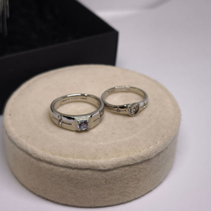 Gredzenu komplekts pārim "Divu pasauļu mīlestība"