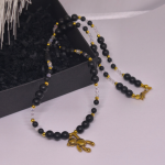 Rokām darināts kaklarota "Zelta lācītis"