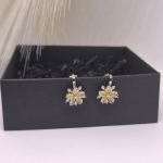 Auskari - klipši „Saulainā elegance“