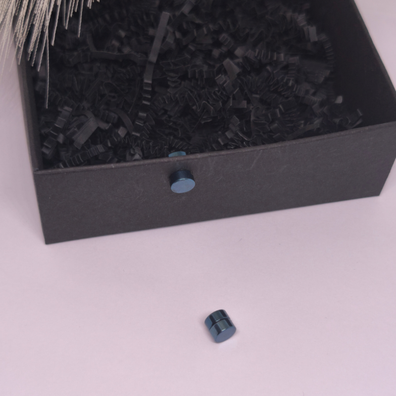 Magnētiskās auskari „Klusa zilgme“