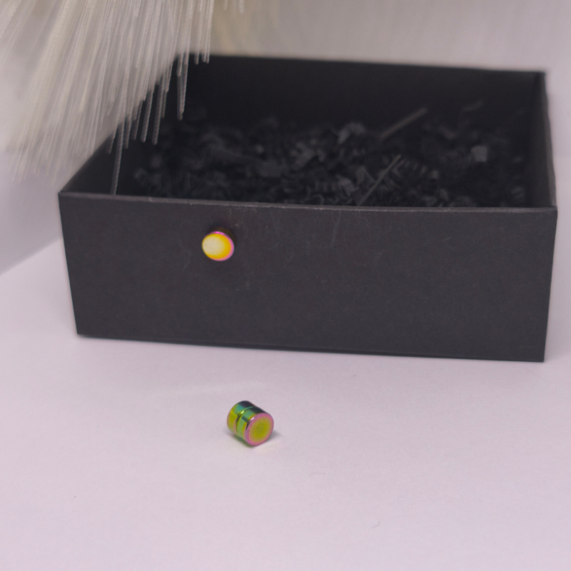 Magnētiskās auskari „Hologrāfiskais klusums“