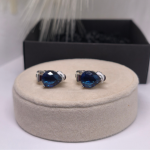 Auskari - klipši "Safīra lāse"