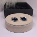 Auskari - klipši "Safīra lāse"