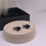 Auskari - klipši "Safīra lāse"