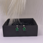 Auskari – klipši „Zaļā elegance“