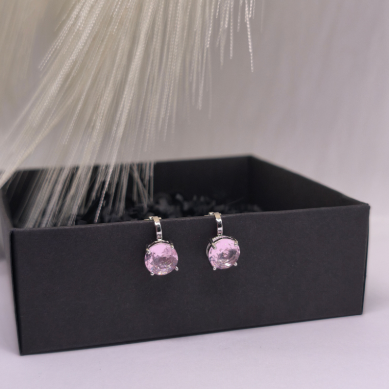 Auskari – klipši „Rozā šarms“