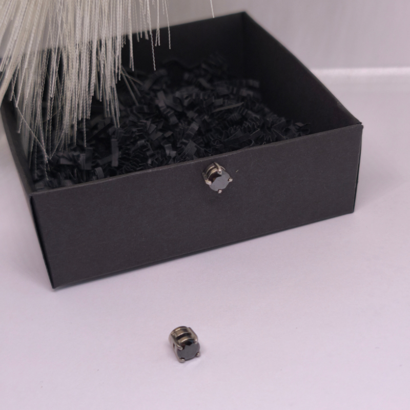 Melni magnētiskie auskari