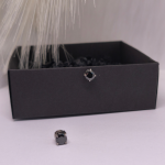 Melni magnētiskie auskari