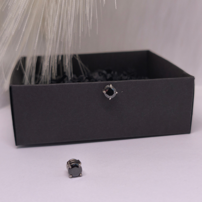 Melni magnētiskie auskari