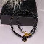 Personalizēta rokām darināta kaklarota „Mūžīgā saikne“