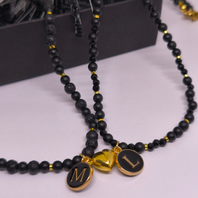 Personalizēta rokām darināta kaklarota „Mūžīgā saikne“