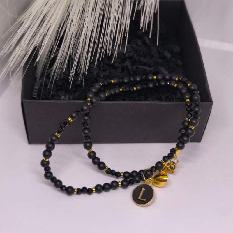 Personalizēta roku darba kaklarota „Sirds atspulgs“